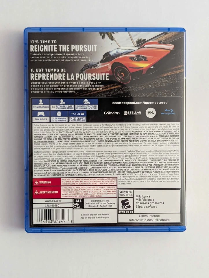 Need for Speed Hot Pursuit Remastered PS4 - photo 2