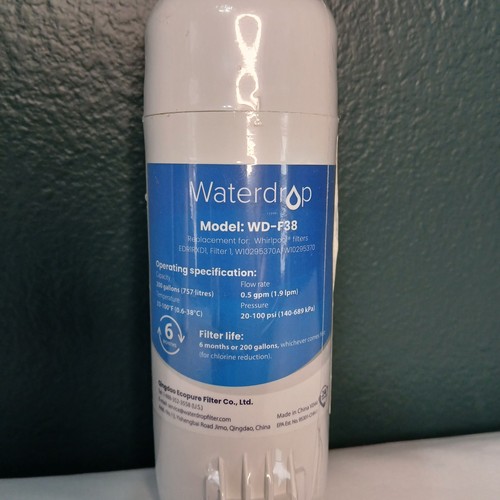 Waterdrop WD-F38 Refrigerator Water Filter - Whirlpool Replaceme - photo 2