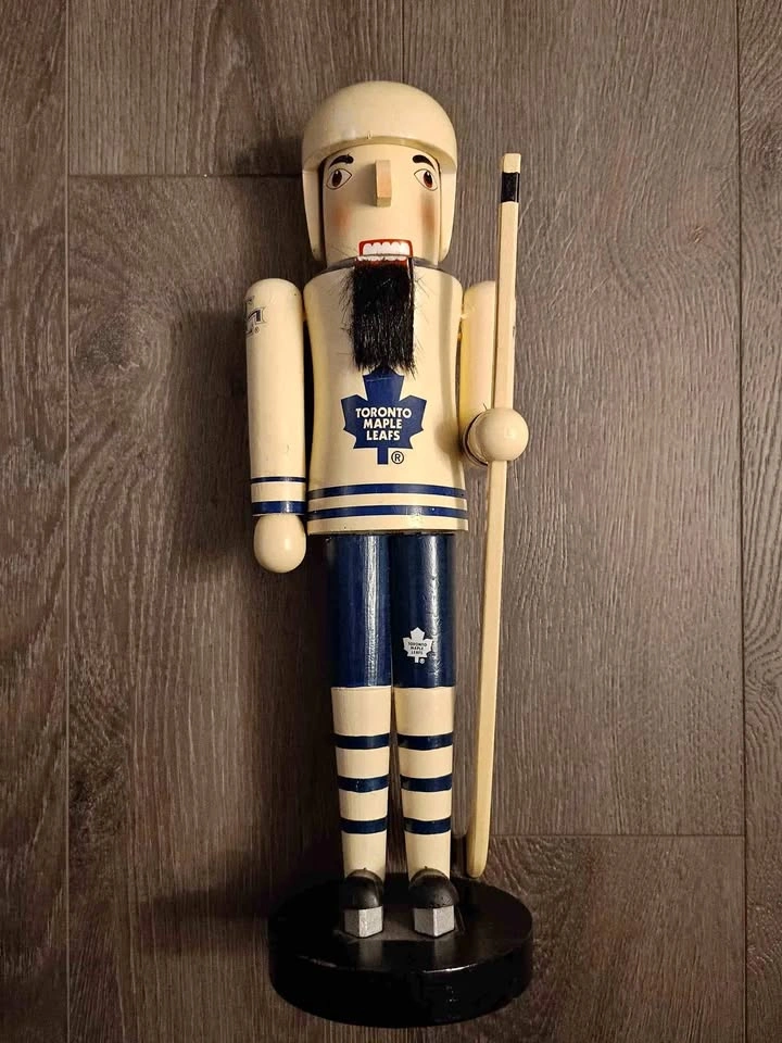 Maple Leafs NHL Player Nutcracker