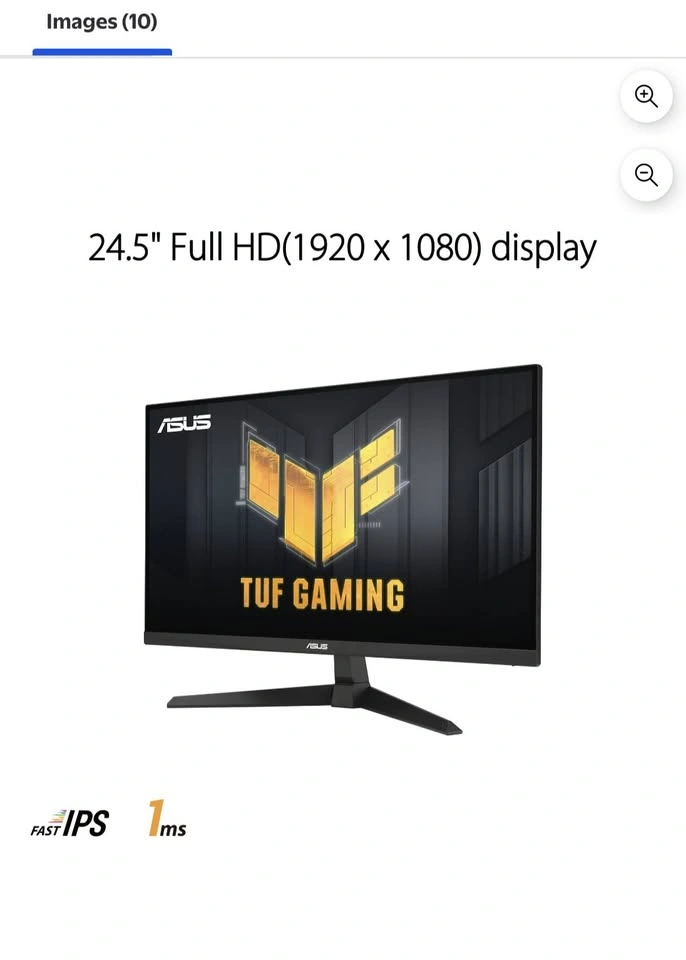 (BRAND NEW) ASUS TUF Gaming VG259Q3A 25in. FHD 180Hz IPS Gaming - photo 3