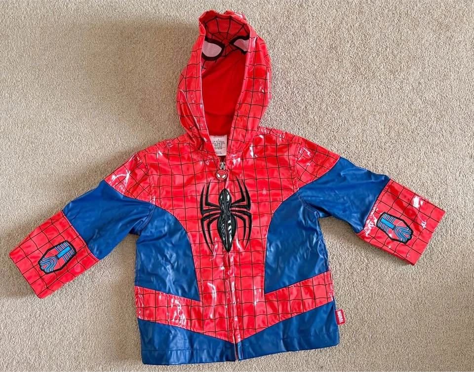 Spiderman Raincoat size 2