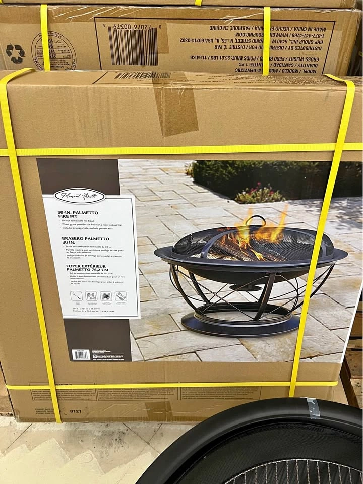 Pleasant Hearth OFW717RC Palmetto Fire Pit (New)