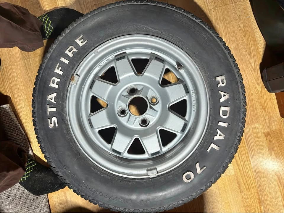 RARE 1980s Starfire Radial 70 Tire P185/70R14 - Museum Quality