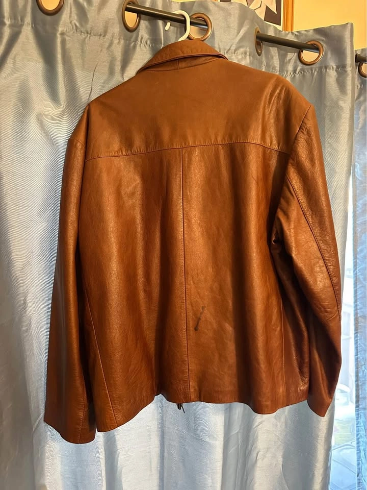Brown Leather Jacket - photo 2