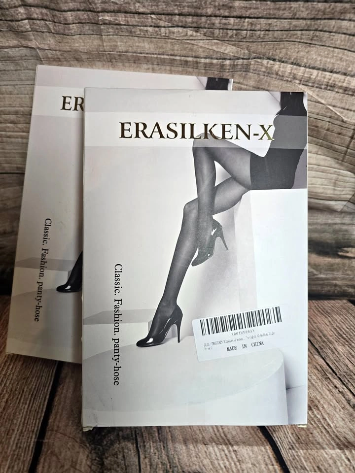 NEW 2 Packs Medium Beige Semi-Transparent Pantyhose