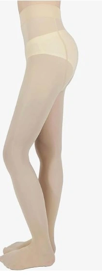 NEW 2 Packs Medium Beige Semi-Transparent Pantyhose - photo 2