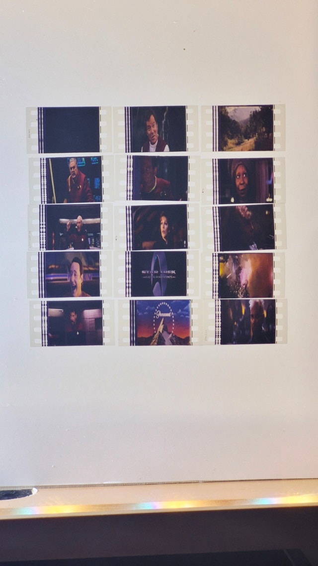 Star Trek Generations 1994 Film Cells