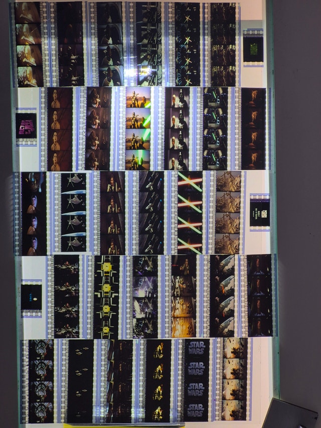 Movie film cells 35mm vintage