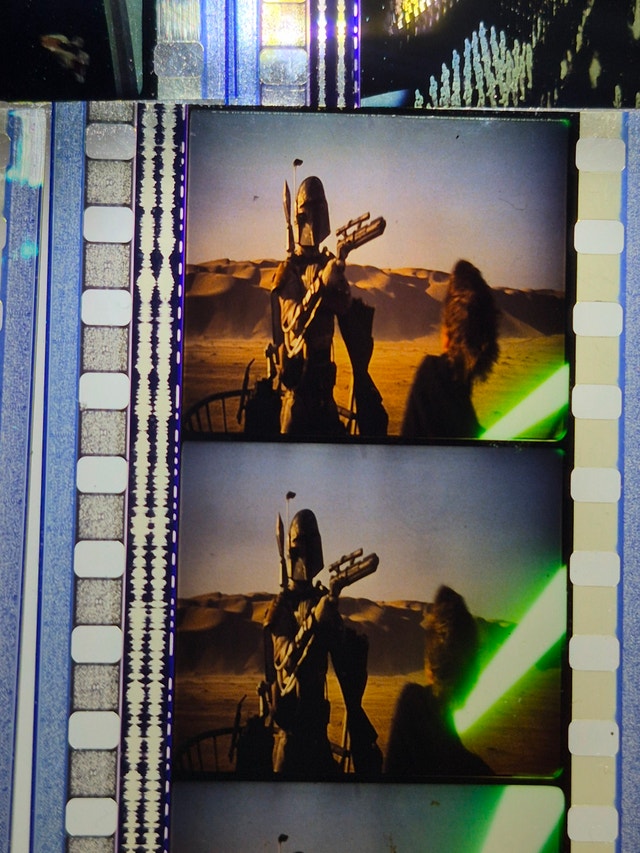 Movie film cells 35mm vintage - photo 2