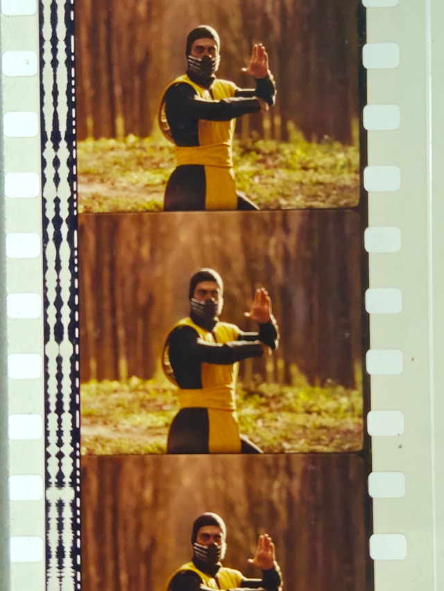 Movie film cells 35mm vintage