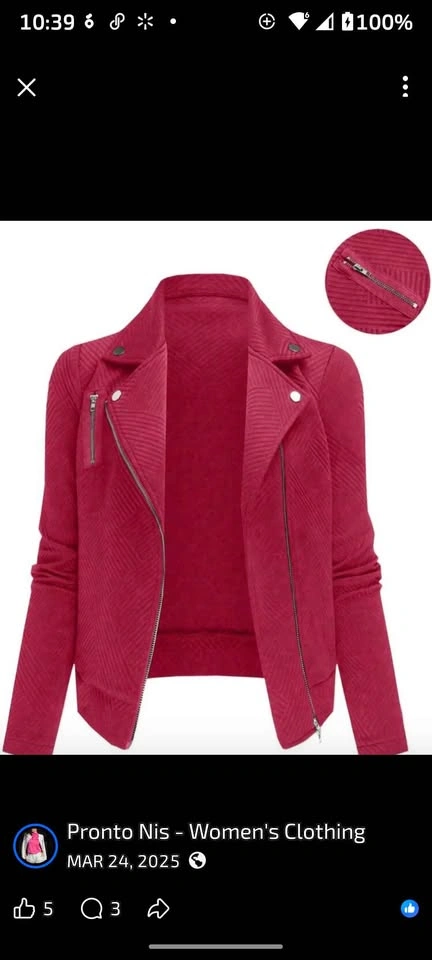 NEW XXL 14 Burgundy Maze Grid Biker Jacket - photo 4