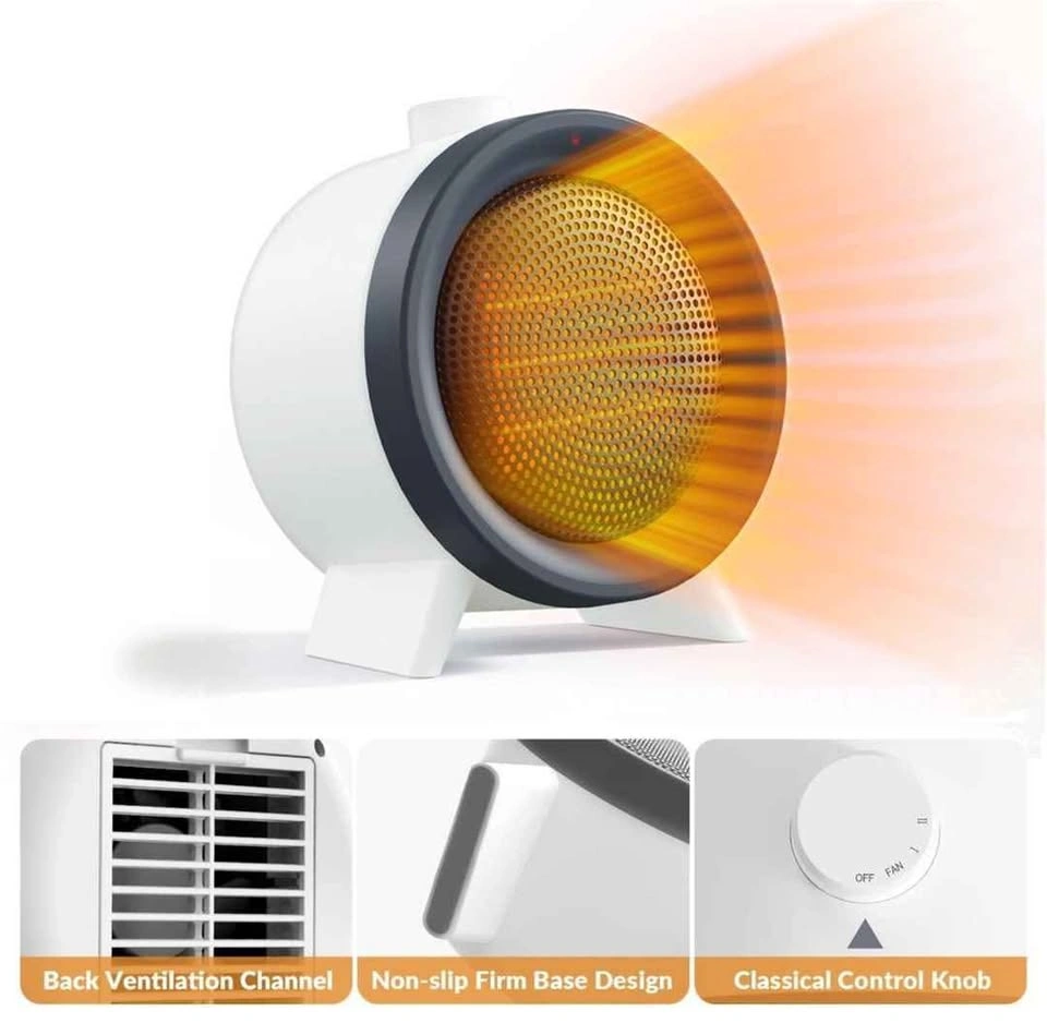 Jialexin Space Heater/Fan 1000W PTC Ceramic Heater, 3s Quick Hea - photo 5