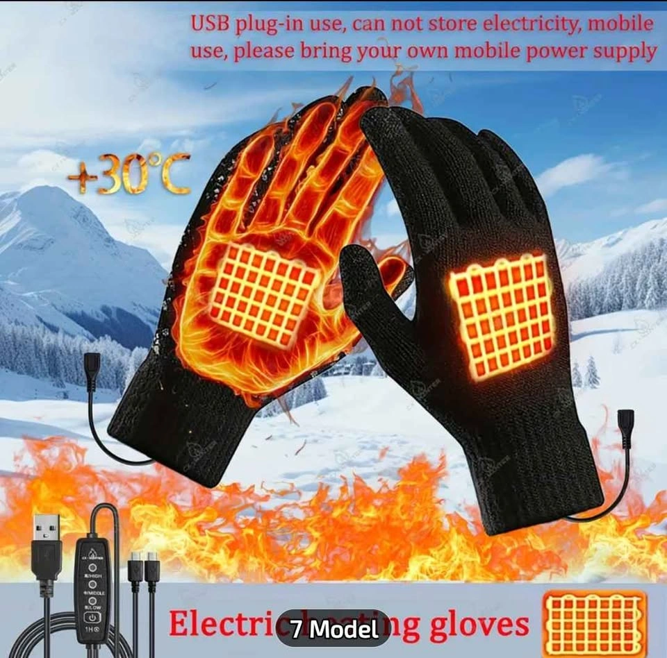 🔥🧤NEW Electric Heating Gloves for Winter with USB Connection, Co - photo 2