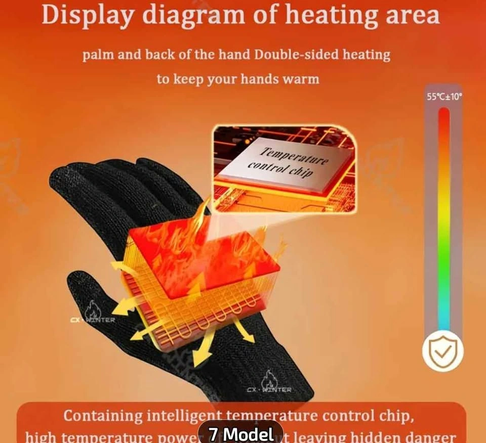 🔥🧤NEW Electric Heating Gloves for Winter with USB Connection, Co - photo 3