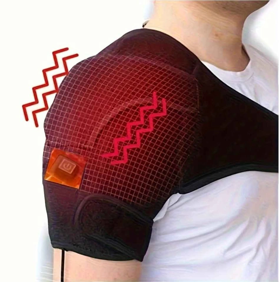 NEW Massage Heated Shoulder Brace Wrap Hot Relax Muscle - photo 2
