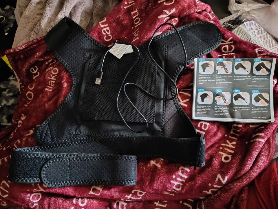 NEW Massage Heated Shoulder Brace Wrap Hot Relax Muscle - photo 5