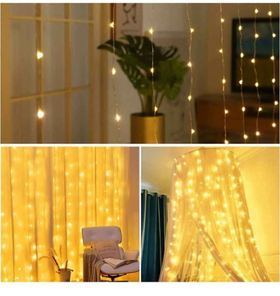 NEW Curtain Fairy Lights - 300 LED, 9.8FT - photo 3