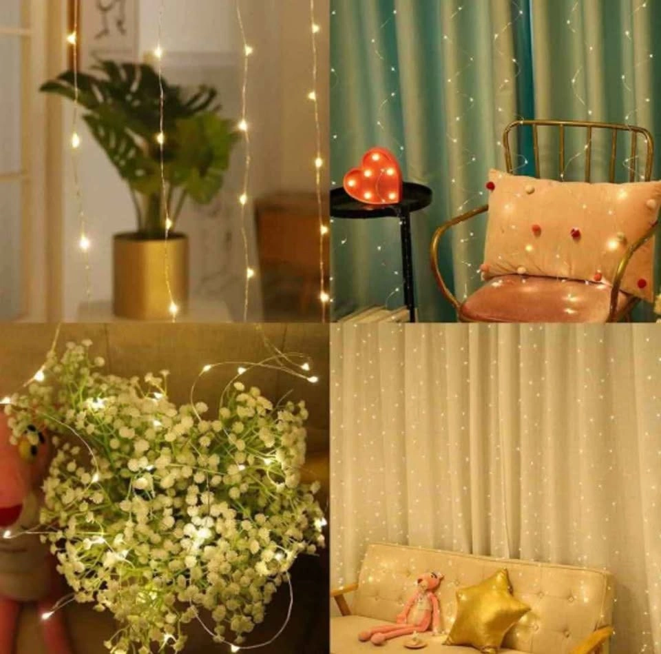 NEW Curtain Fairy Lights - 300 LED, 9.8FT - photo 4