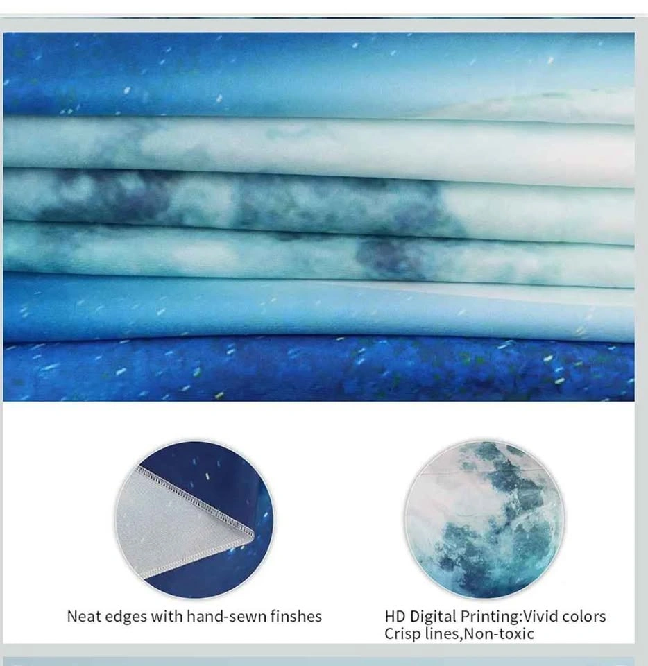 NEW GUIFIER Full Moon Tapestry Wall Hanging Starry Sky Tapestry - photo 3