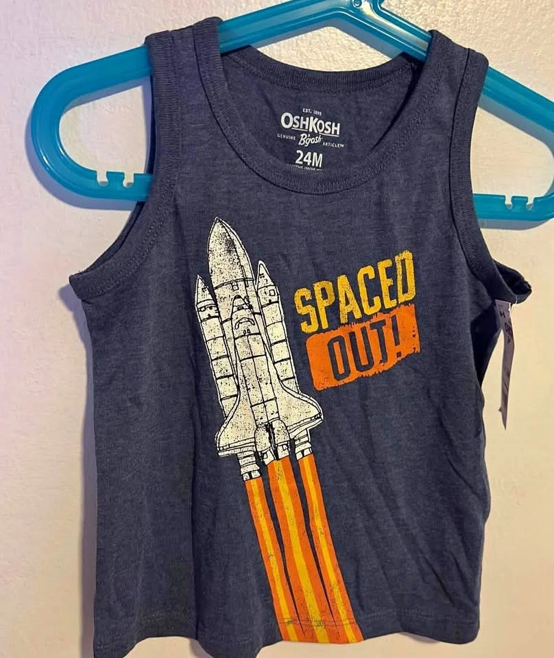 BOYS TANK TOP SIZE: 24 MONTHS PRICE:$15