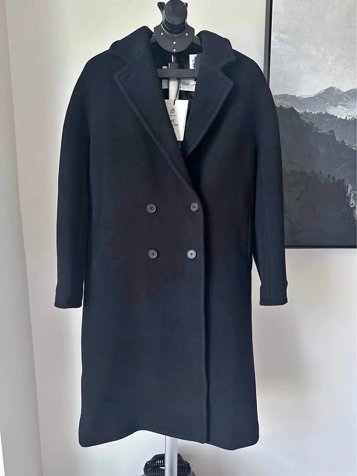 Aritzia Slouch Coat - Soft Wool Cashmere Size L NWT