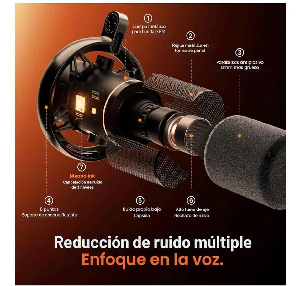 MAONO PD200W Hybrid Wireless Podcast Mic - photo 3