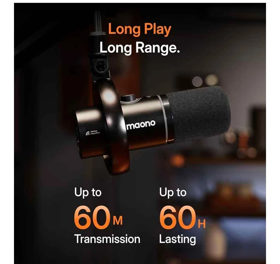 MAONO PD200W Hybrid Wireless Podcast Mic - photo 4