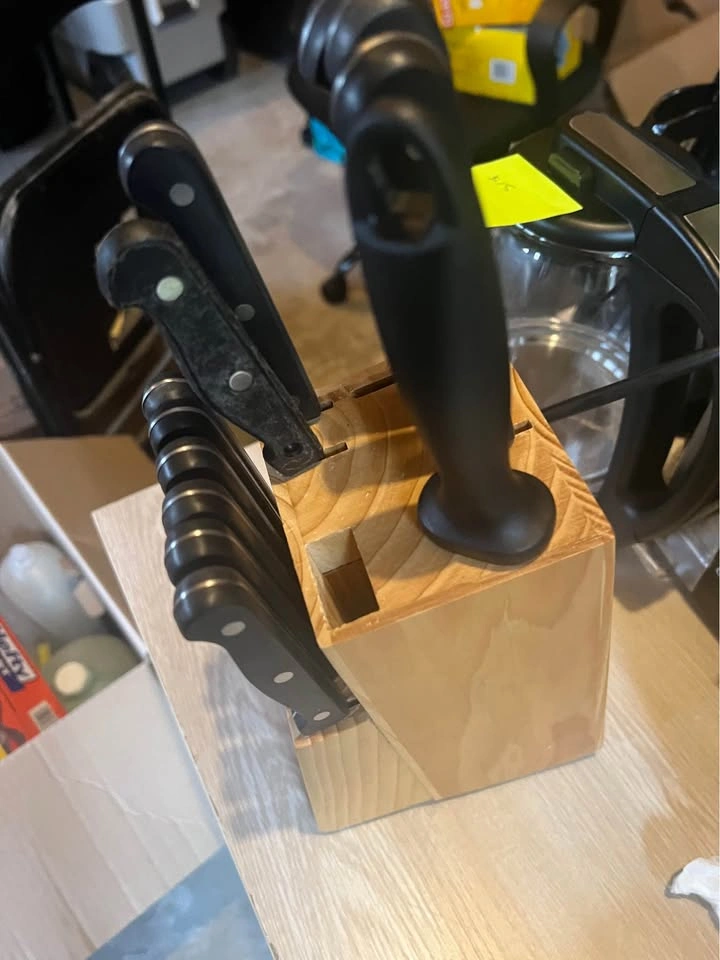🔪 Knife Set with Wooden Block - photo 3