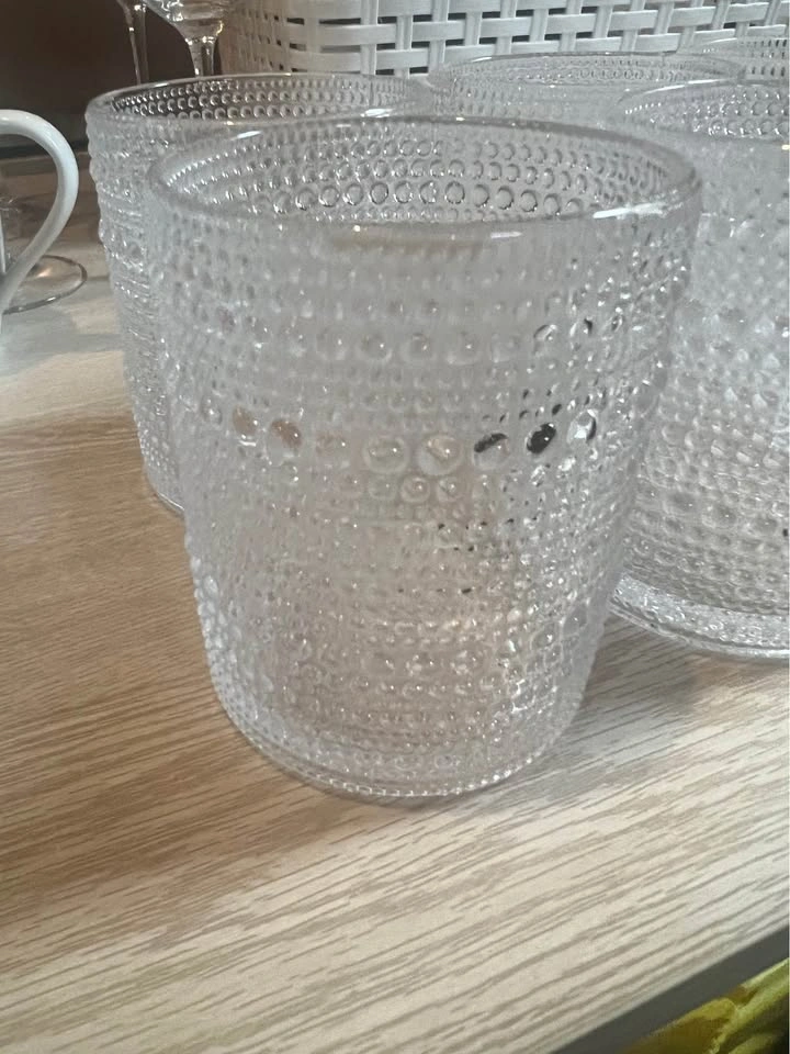 Set of Textured Bubble Drinking Glasses – $20 for WHOLE SET! - photo 2
