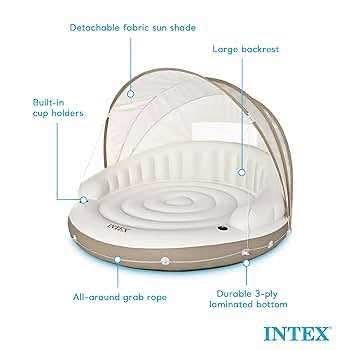 Intex Inflatable Pool Canopy Island