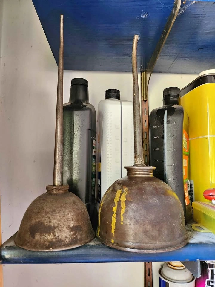 2 Vintage Oil Cans