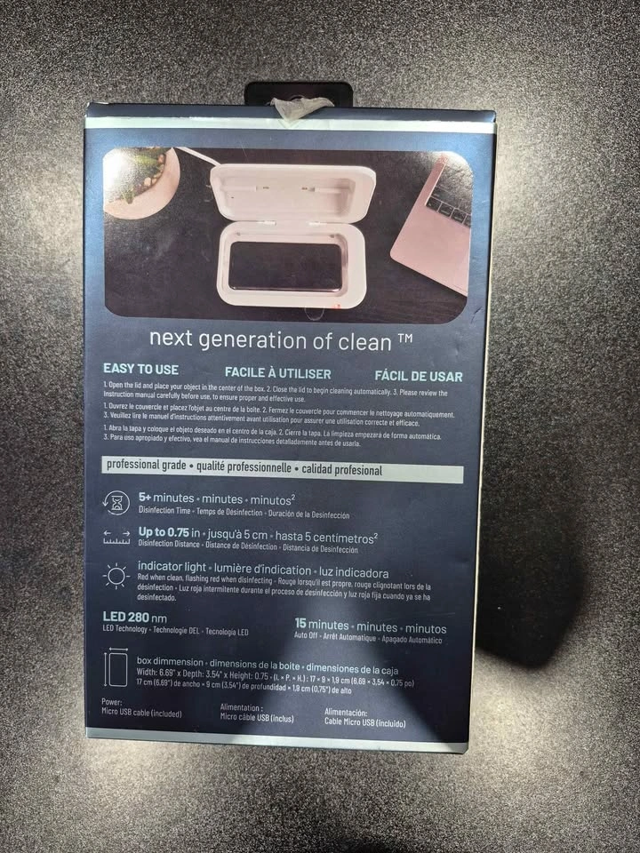 Brand New UVC Light Disinfecting Box for Phones - photo 2