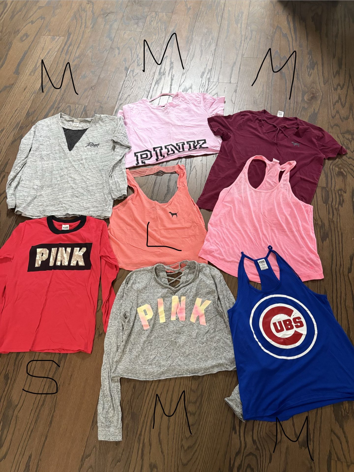 Pink VS Tops $5 Each