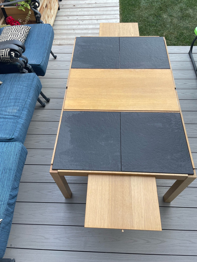 Wood and Slate Coffee Table - photo 2