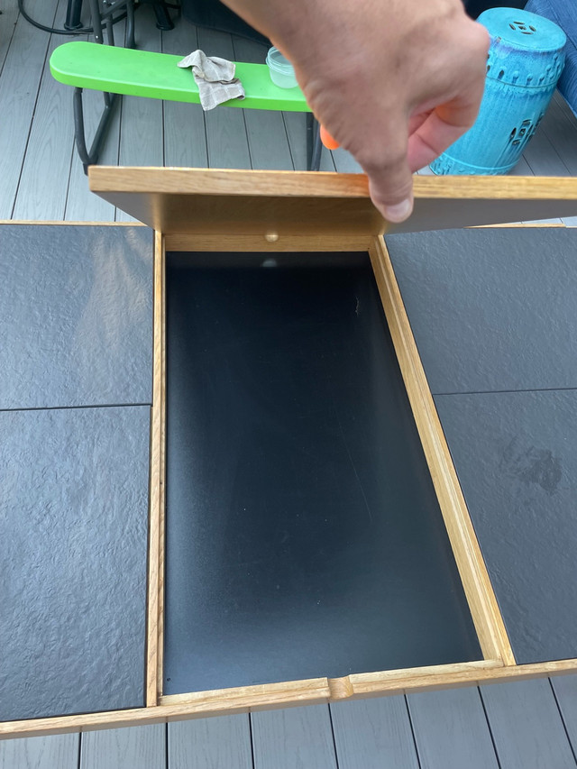 Wood and Slate Coffee Table - photo 4