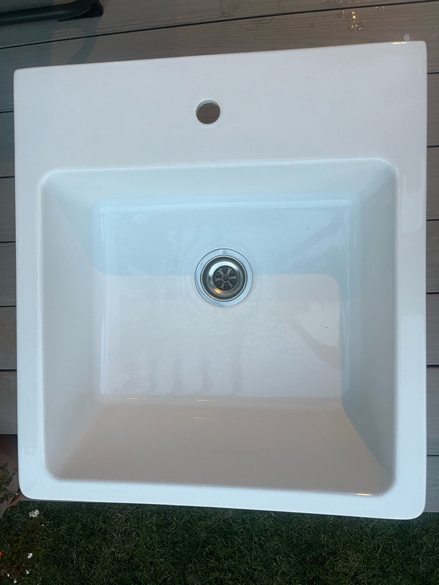 Apron front farmhouse style White Single bowl Sink - photo 2