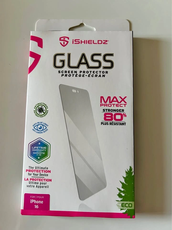 Brand New iShieldz Glass Screen Protector for iPhone 16