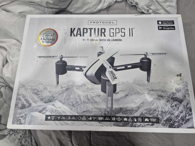 MUST SELL KAPTUR GPS II WiFi Drone with HD Camera — Like New