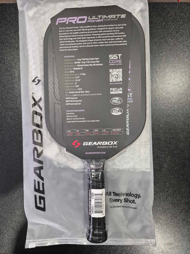Brand new Gearbox Pro Ultimate Power Elongated Pickleball Paddle - photo 2