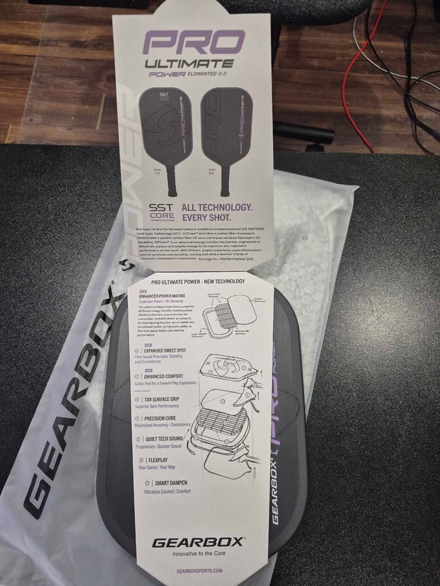 Brand new Gearbox Pro Ultimate Power Elongated Pickleball Paddle - photo 5