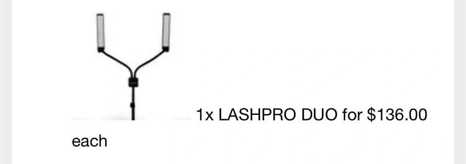 Sugarlash Pro Double Armed Lash Light