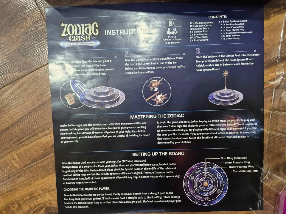 Zodiac Clash Board Game - Complete Set - photo 2