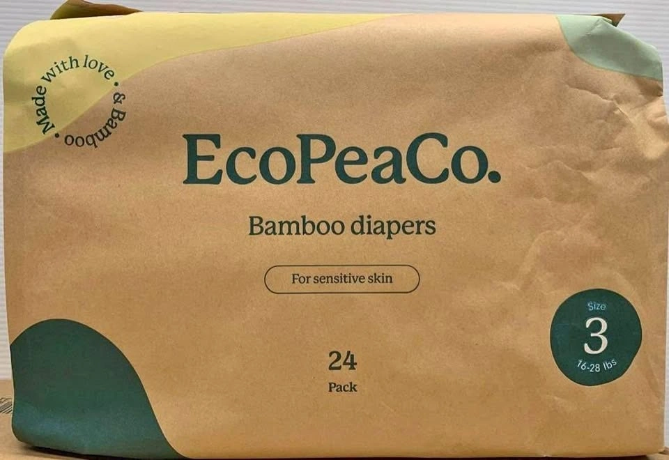 Ecopeaco Diapers Size 3 - 144 Count