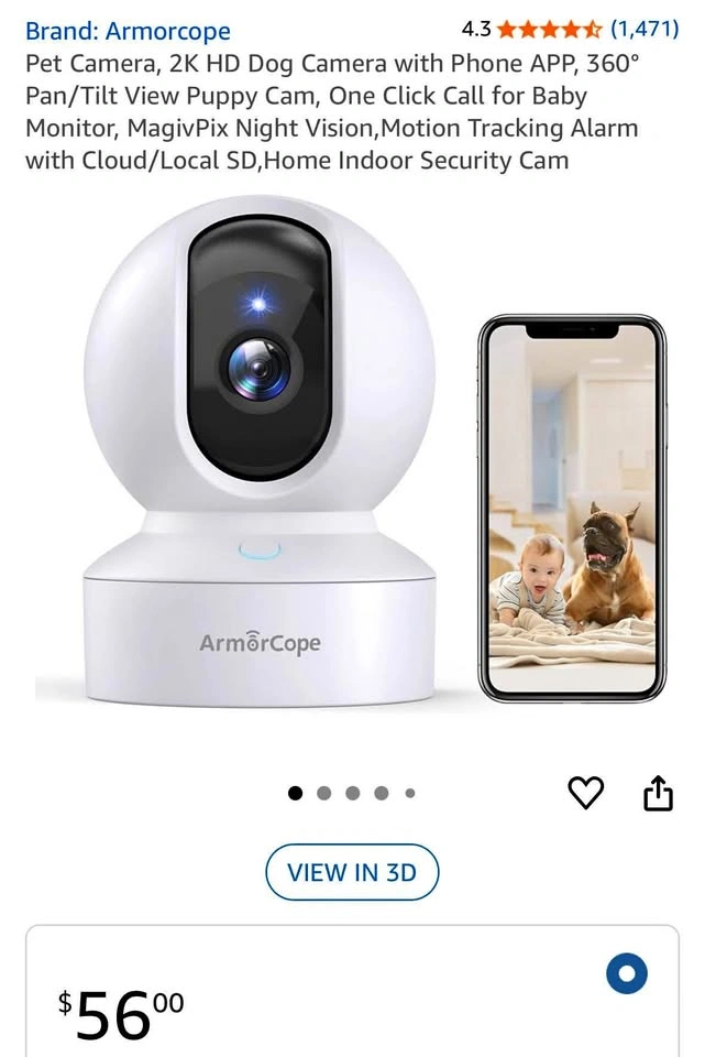 Smart Indoor Baby Monitor Camera