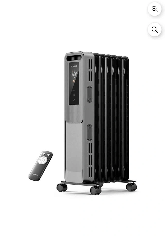 Pelonis 1500W Electric 3-Setting Oil Heater