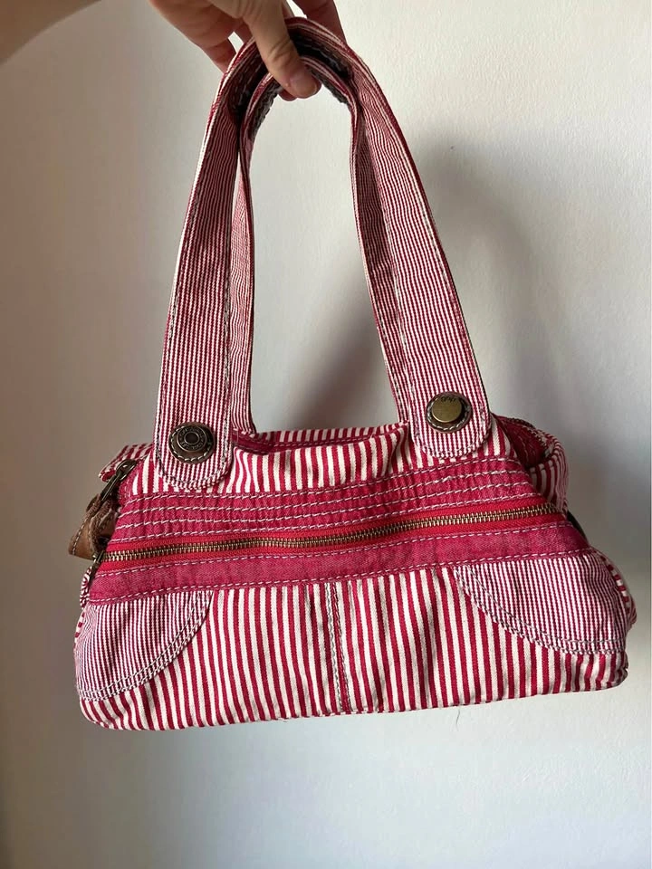 Vintage Red Gap Purse