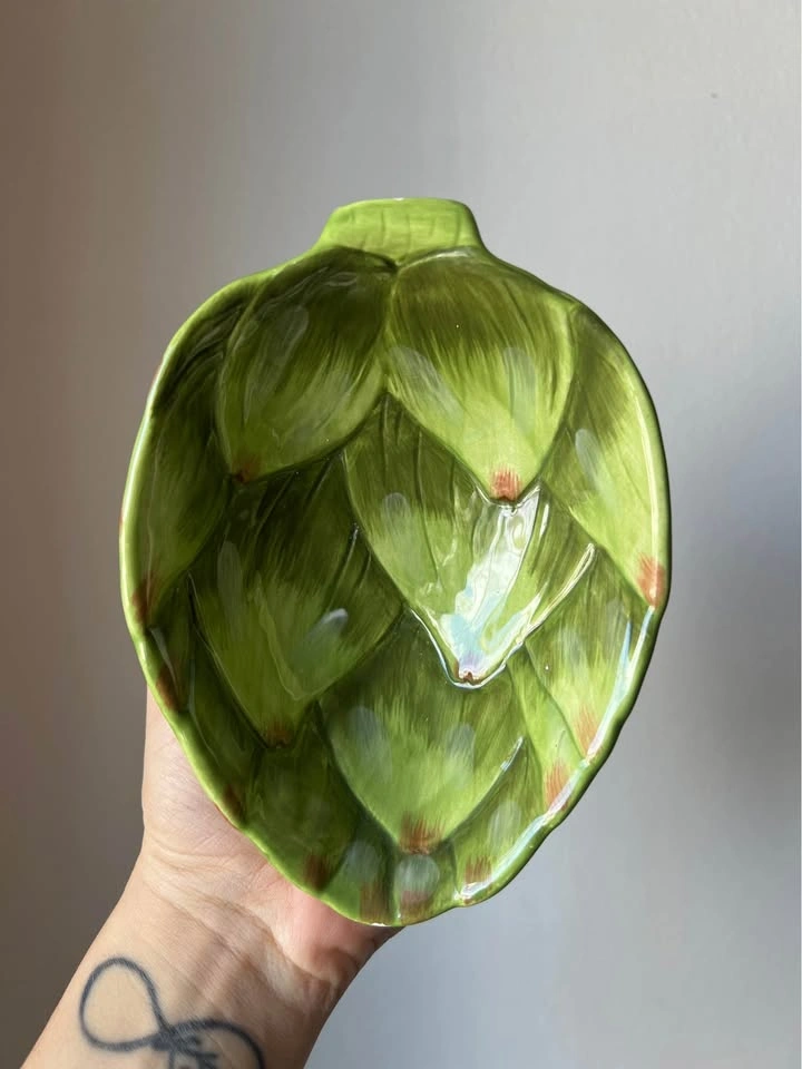Artichoke Plate & Bowl Set - photo 3