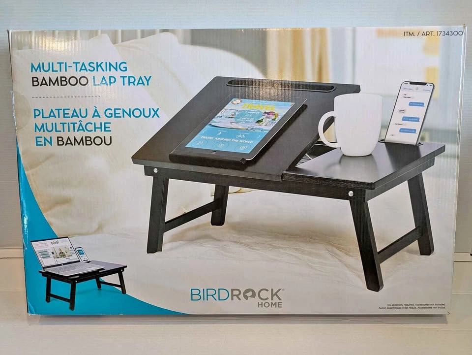 Birdrock Multi-Tasking Bamboo Lap Tray