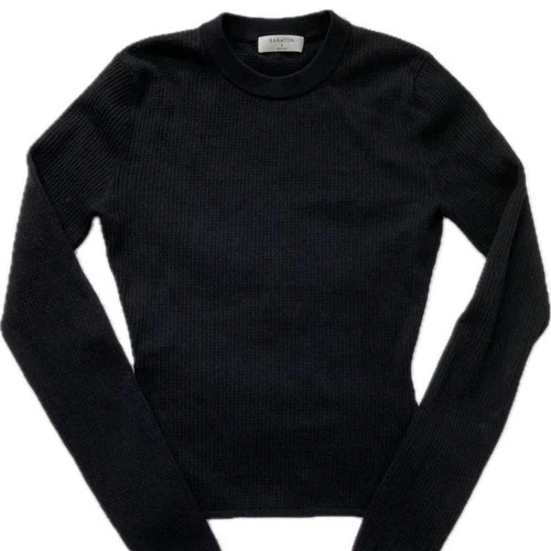 Aritzia Babaton Sculpt Knit Waldorf Longsleeve S Black NWOT - photo 2