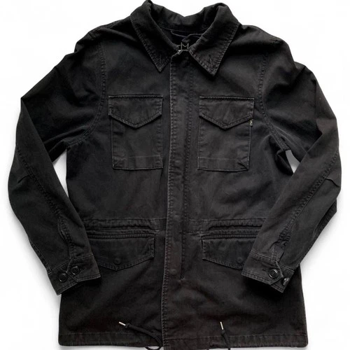 Alpha Industries Revival Field Jacket Trooper Black Cotton Canva - photo 4
